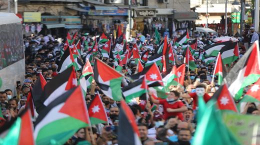 عمان: فاعليات شعبية تنظم وقفة احتجاجية حاشدة نصرة لفلسطين