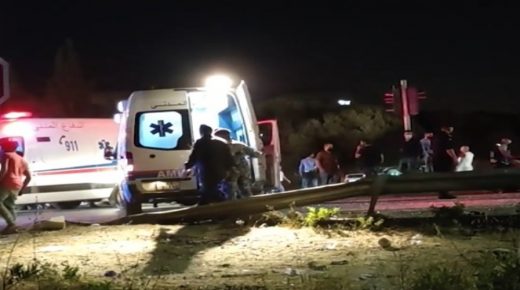 البحر الميت : 10 اصابات بحادث تصادم ودهس