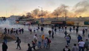 إصابات بالرصاص الحي وحالات اختناق بمواجهات مع الاحتلال في قلقيلية