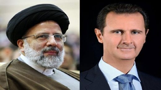 الأسد يهنىء رئيسي بفوزه برئاسة ايران