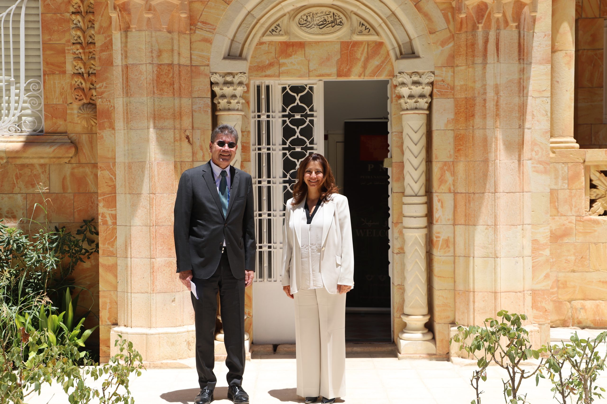 Princess Dana Firas discusses cultural heritage cooperation with German ambassador