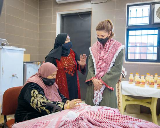 Queen visits Royal grant scheme projects during visit to Shobak