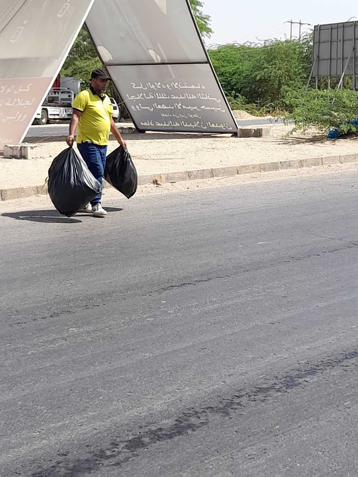 حملة لتنظيف شارعي البحر الميت والمغطس