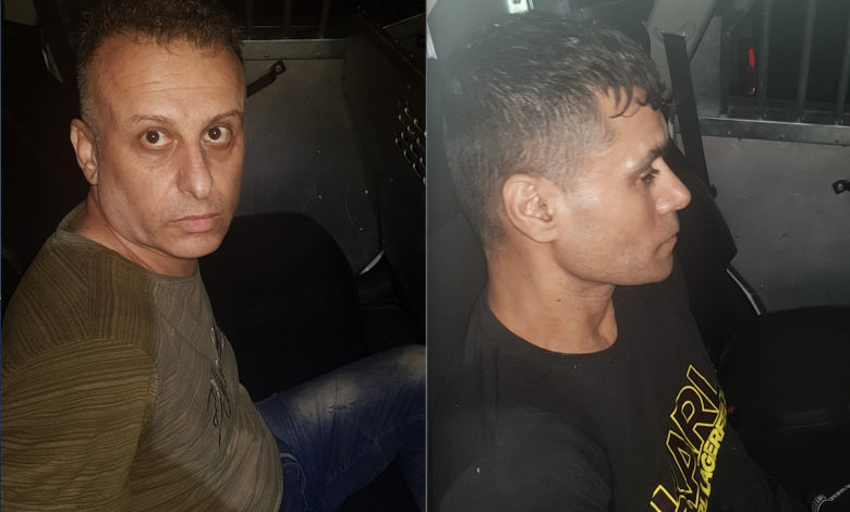 قوات الاحتلال تعتقل اثنين من الأسرى الفلسطينين الفارين بمنطقة الناصرة
