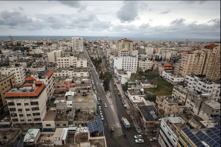 غزة : هبوط كبير في المنطقة المتضررة جراء العدوان الاسرائيلي
