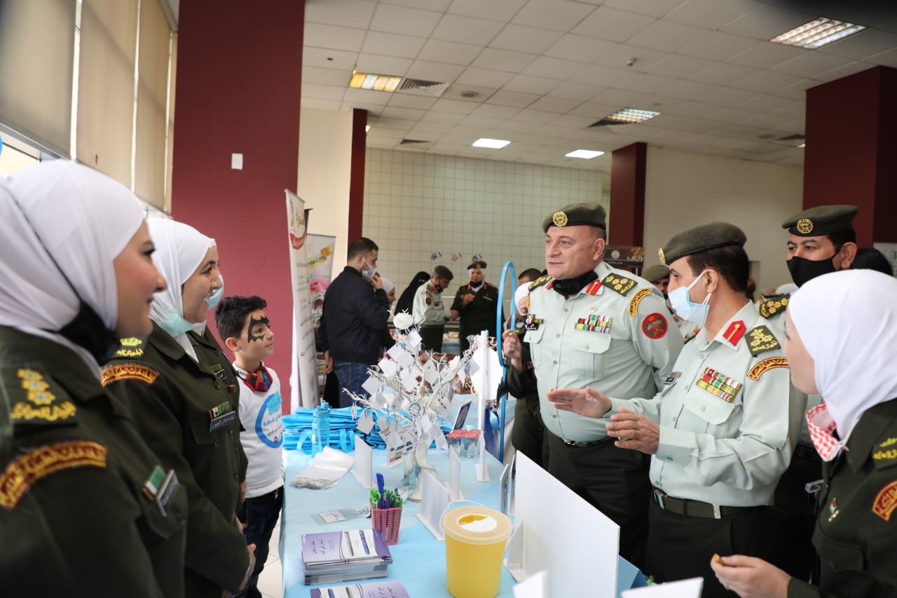 افتتاح المعرض الخاص بمرضى السكري بمستشفى الملكة رانيا