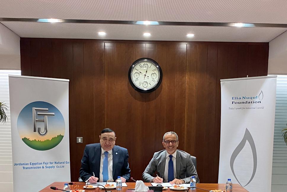 توقيع اتفاقية شراكة استراتيجية بين مؤسسة إيليا نقل وشركة فجر الأردنية المصرية 
