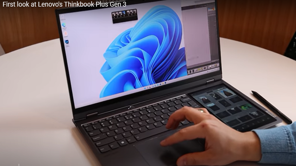 Lenovo تعلن عن حاسب محمول متطور بعدة شاشات