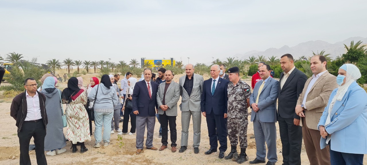 بالصور …الجامعة الأردنية العقبة تحتفل بميلاد القائد ويوم الشجرة