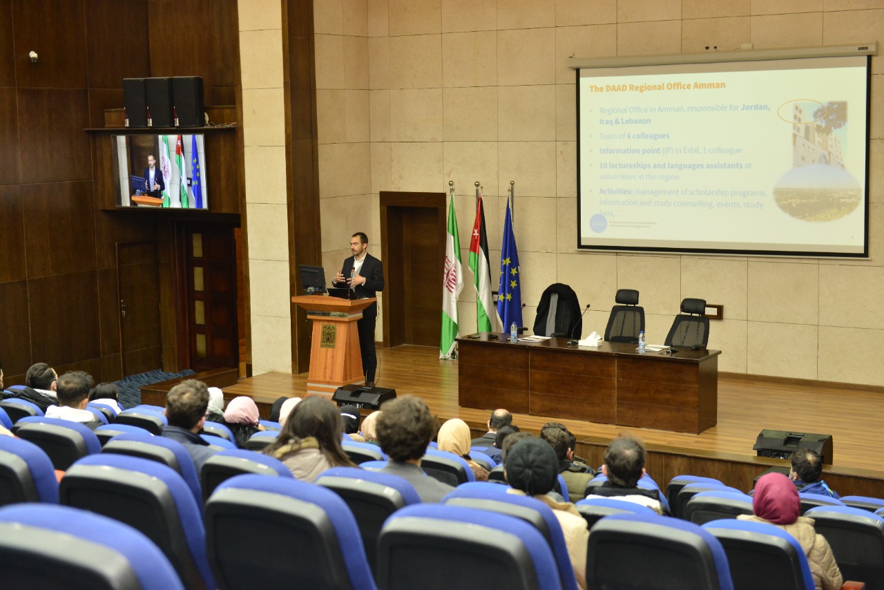 جامعة البترا تستضيف ندوة تعريفية بمنح الهيئة الألمانية للتبادل الطلابي