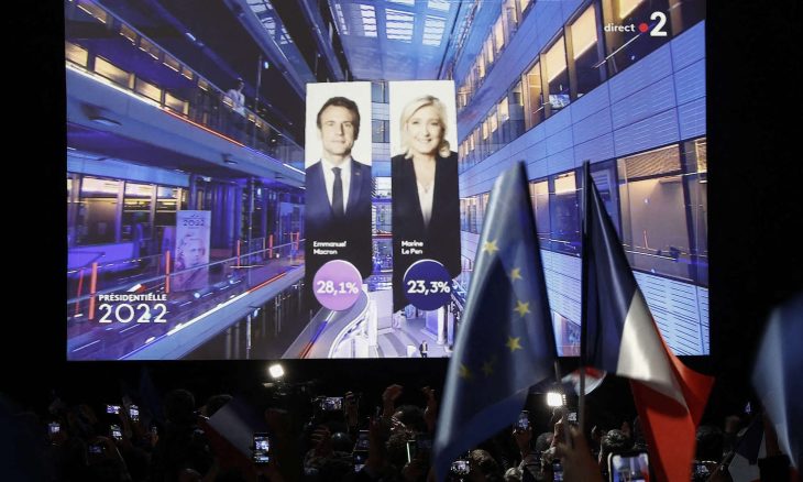 ماكرون ولوبان يصعدان إلى الدور الثاني في انتخابات الرئاسة الفرنسية