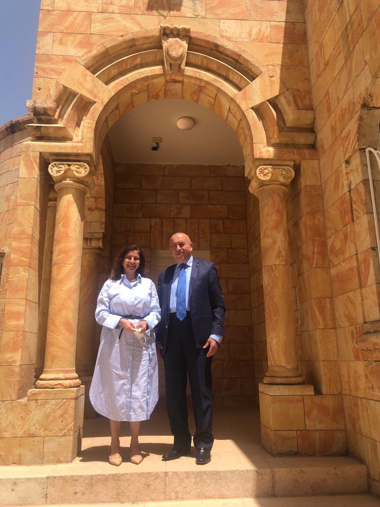 الأميرة دانا فراس تلتقي القنصل الأردني في بلغاريا