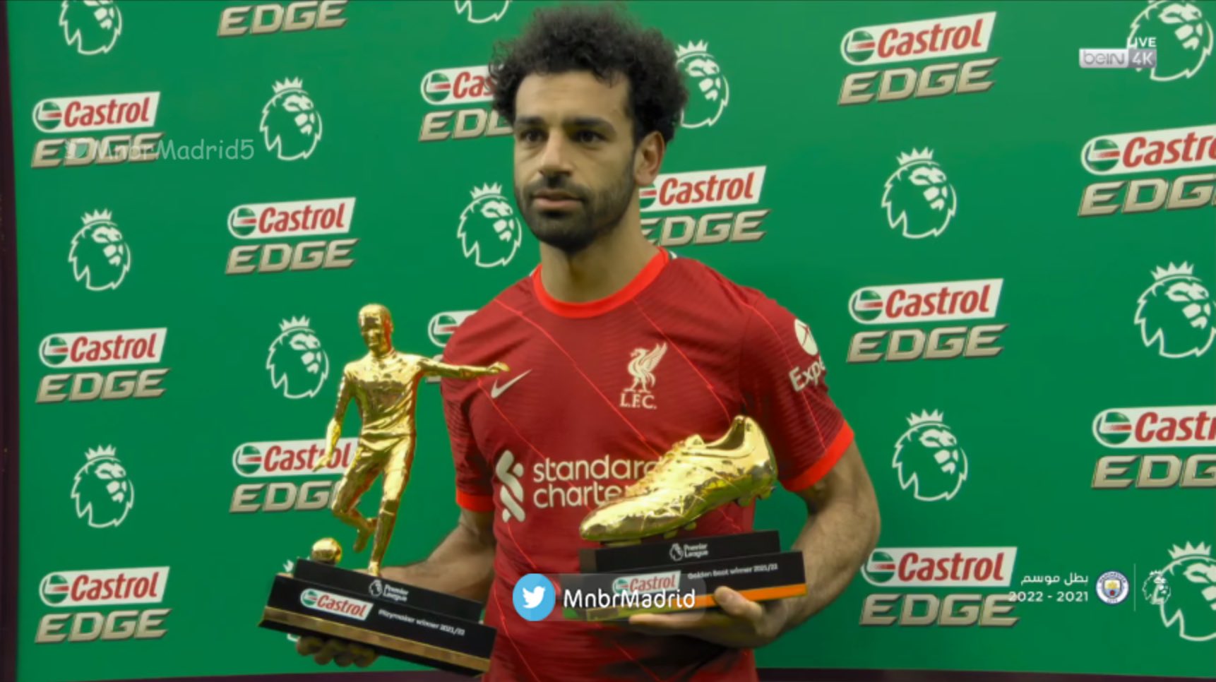 سفير بريطاني في مصر يهنئ محمد صلاح بألقابه في الدوري الإنجليزي