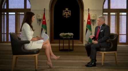 بالفيديو .. لقاء حصري للملك مع الاعلامية هادلي غامبلي على “CNBCI “