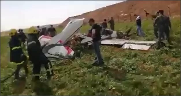 استشهاد طيارين إثر سقوط طائرة شراعية تابعة لسلاح الجو الملكي