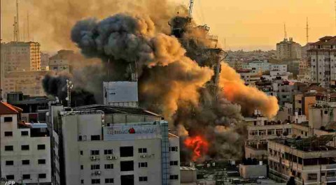 إسرائيل توافق على وقف إطلاق النار في غزة