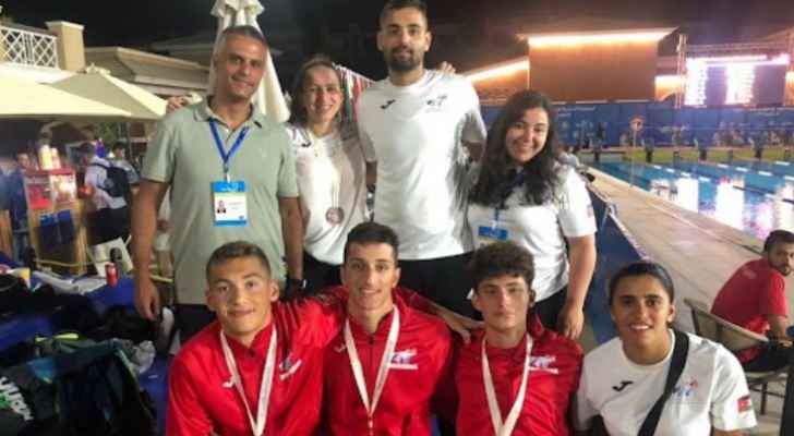 منتخب السباحة يواصل حصد الميداليات في البطولة العربية