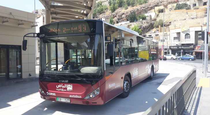 امانة عمان تحدد مسارات جديدة للباص السريع