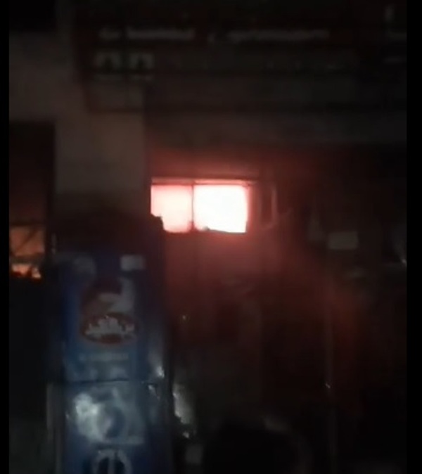 الأمن : حريق سوق الباله وسط اربد .. مفتعل والقبض على المشتبه بهم