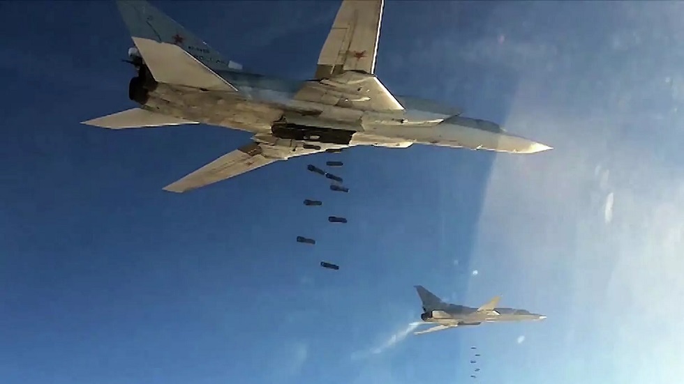 القوات الجوية الروسية تقصف معقل جبهة النصرة في إدلب