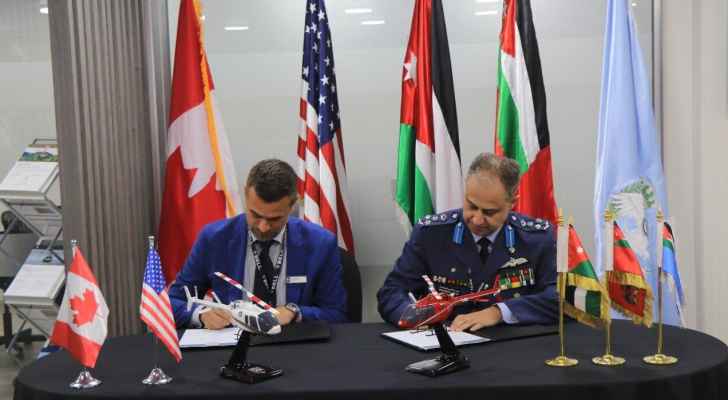 الجيش العربي يوقع اتفاقية لشراء طائرات هليكوبتر